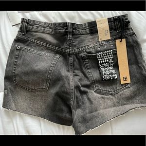 Womens Ksubi Rise N' High Denim Shorts - Size 31